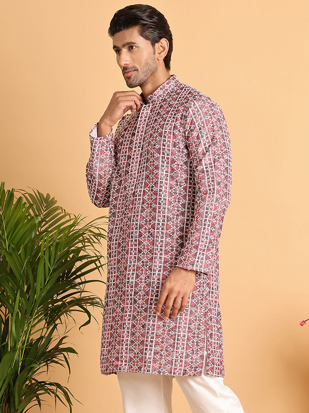 Embroidered &amp; Printed Kurtas For Men