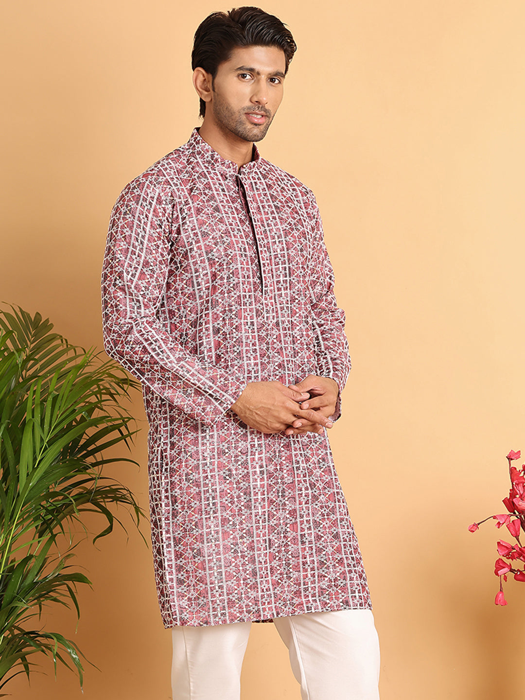 Embroidered &amp; Printed Kurtas For Men
