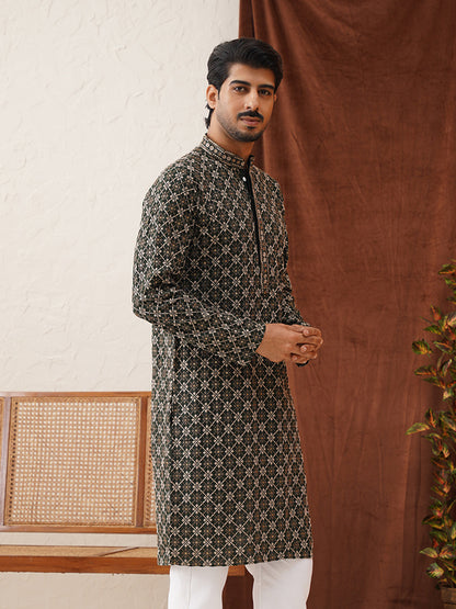 Embroidered Kurtas For Men