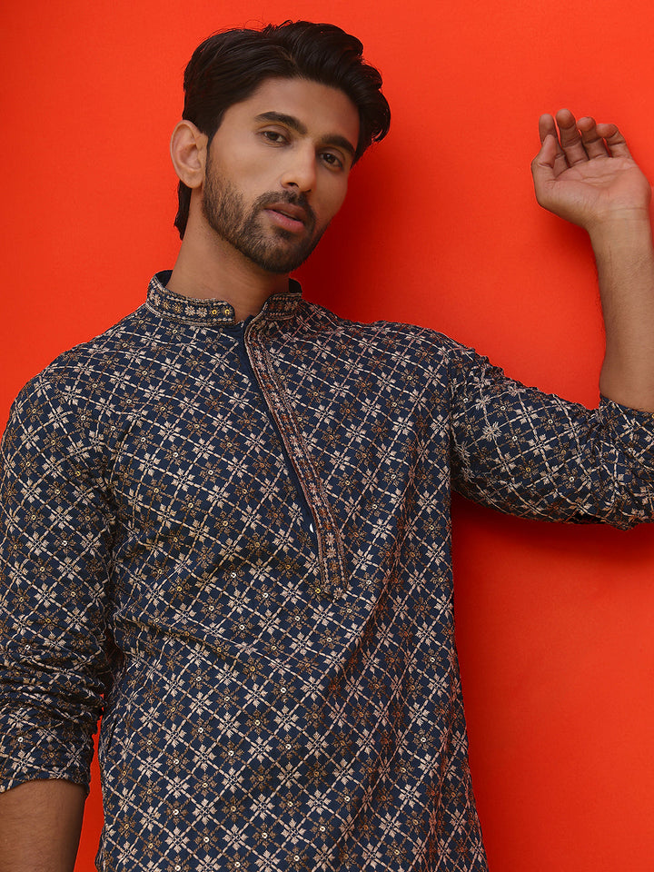 Embroidered Kurtas  For Men