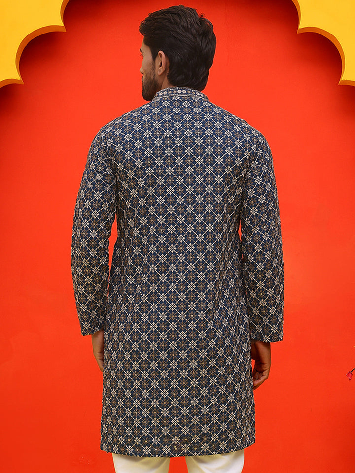 Embroidered Kurtas  For Men