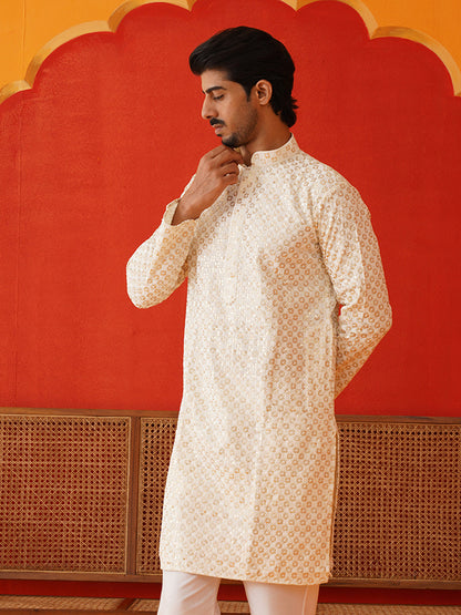 Sequins & Embroidered Kurtas For Men