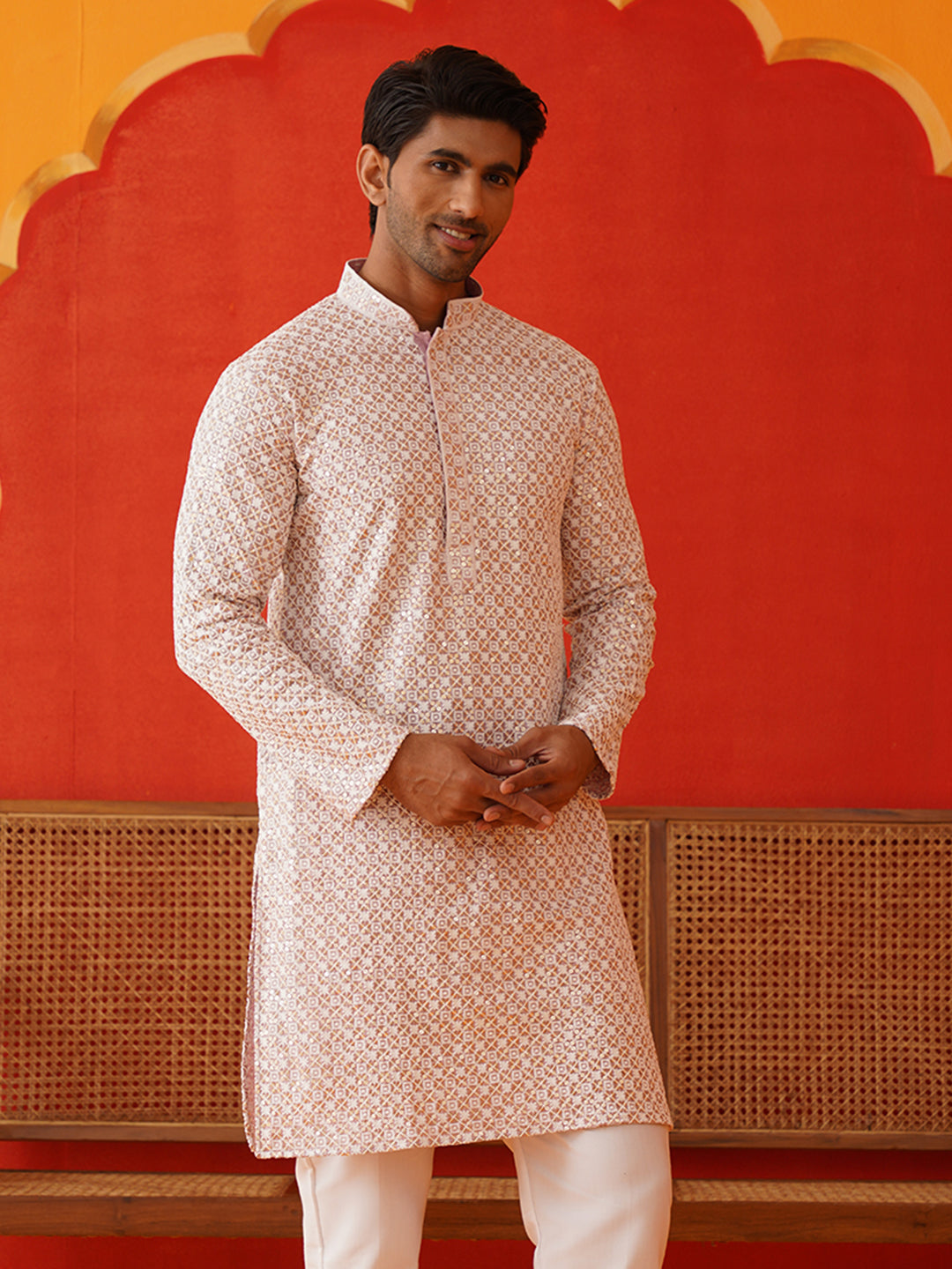 Sequins & Embroidered Kurtas For Men