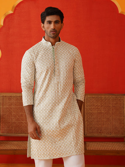 Sequins & Embroidered Kurtas For Men