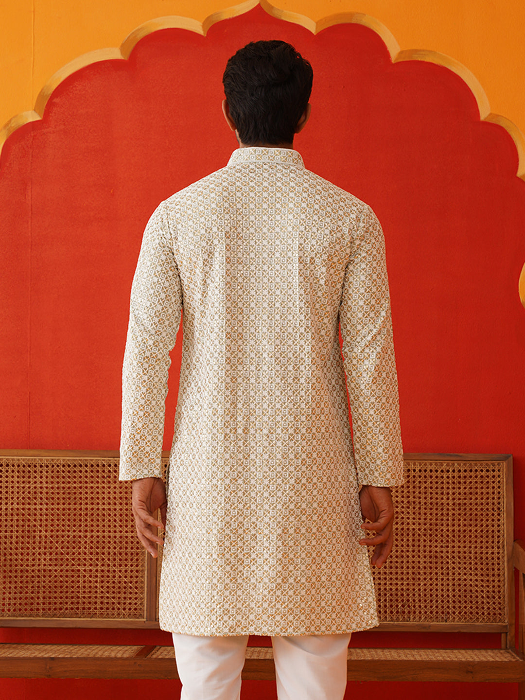 Sequins & Embroidered Kurtas For Men