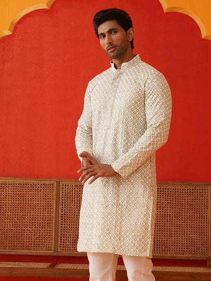 Sequins & Embroidered Kurtas For Men