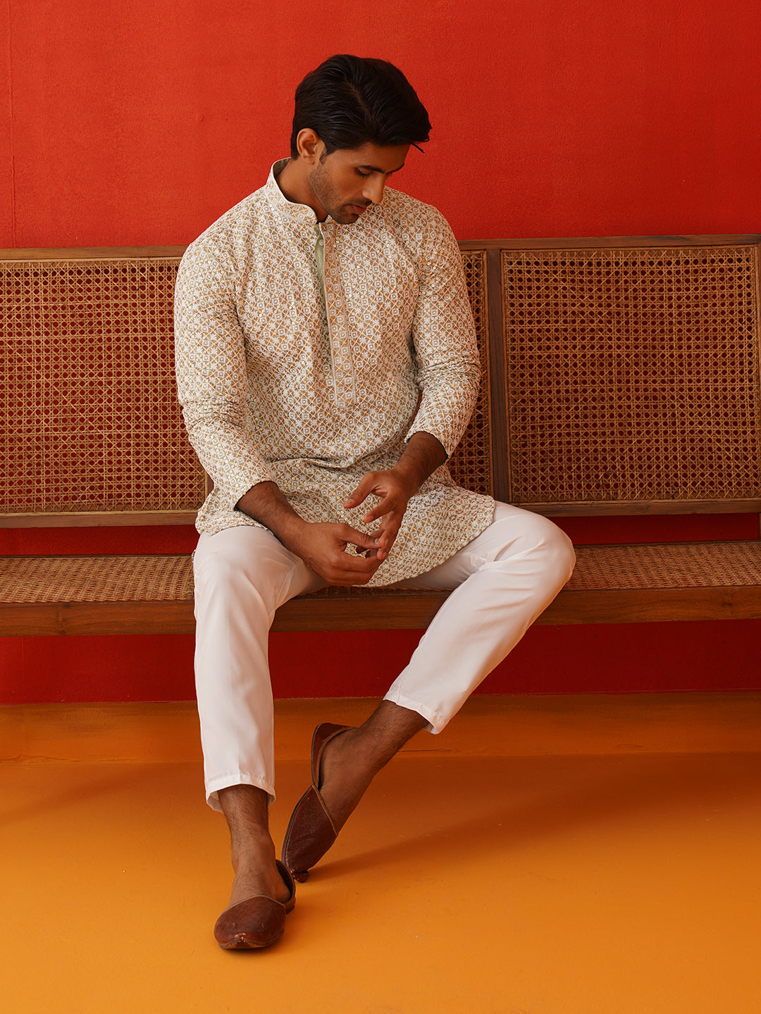 Sequins & Embroidered Kurtas For Men