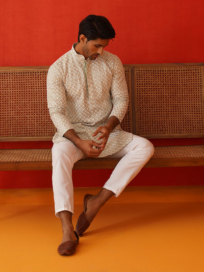 Sequins & Embroidered Kurtas For Men