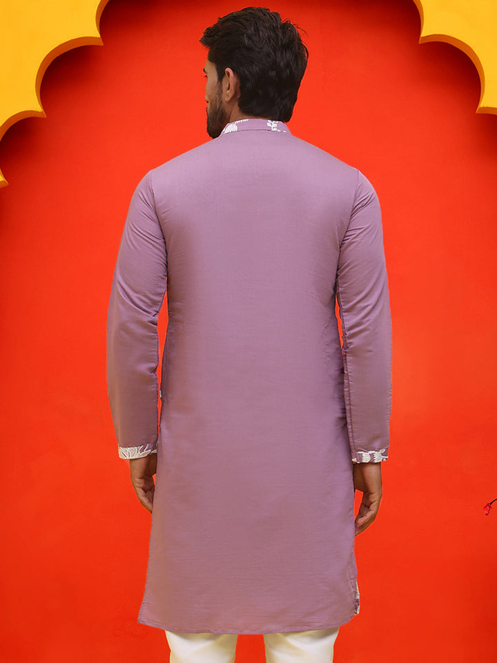 Embroidered Straight Kurtas.