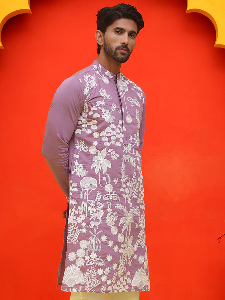 Embroidered Straight Kurtas.