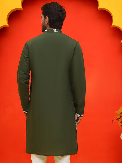 Embroidered Straight Kurtas.