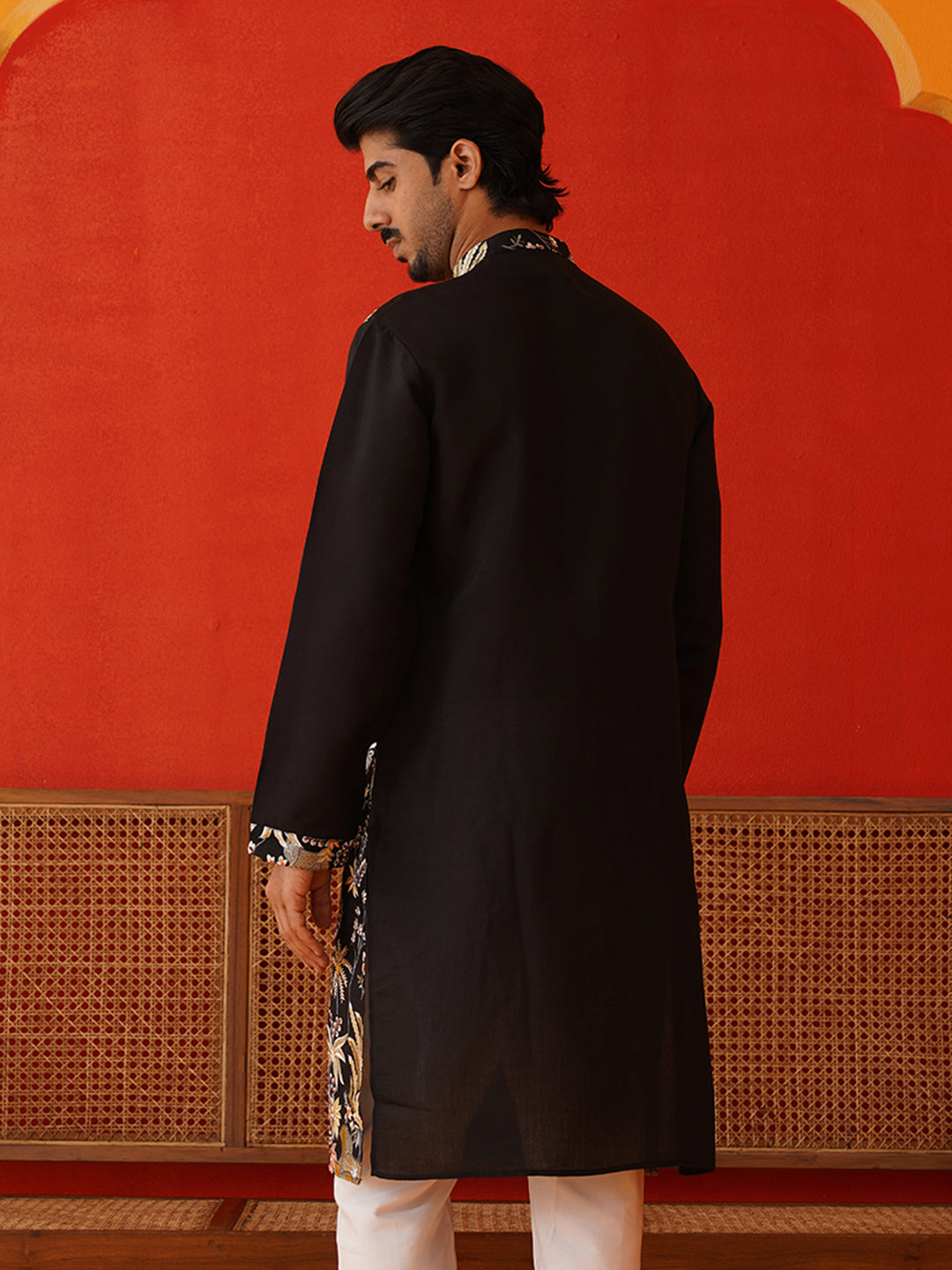 Floral Embroidered And Sequins Kurtas