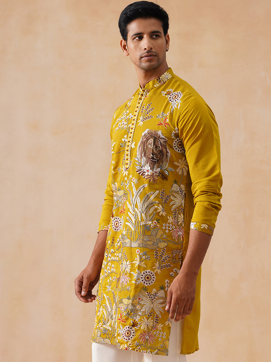 Viscose Rayon Embroidered Kurta