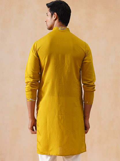 Viscose Rayon Embroidered Kurta