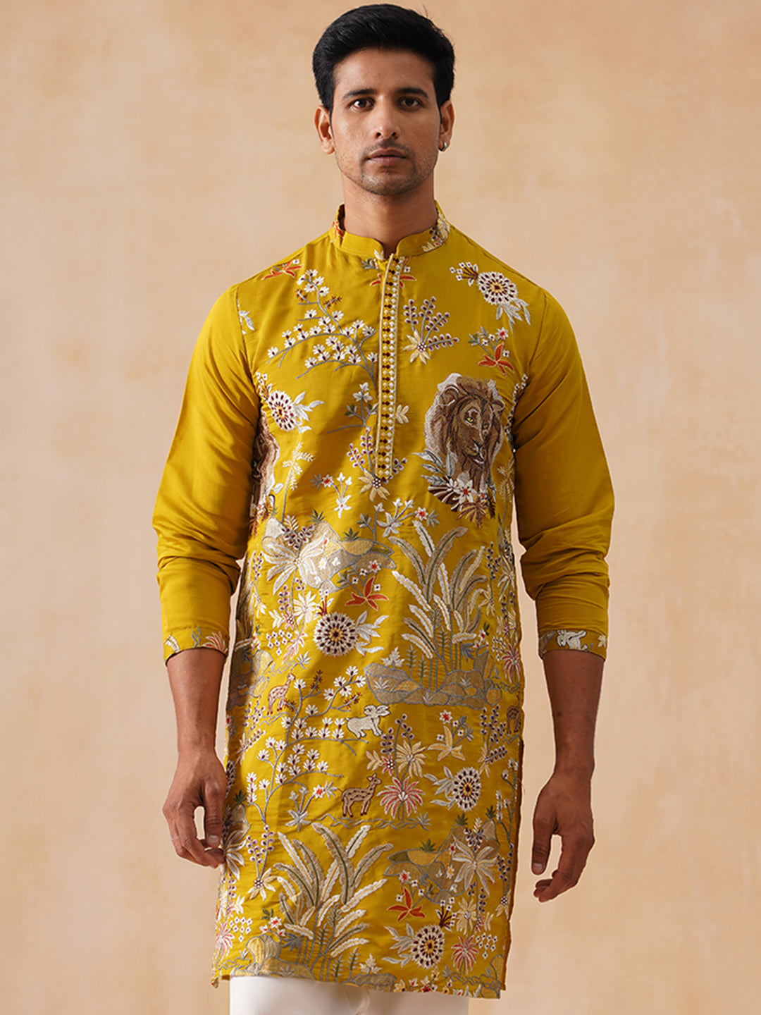 Viscose Rayon Embroidered Kurta