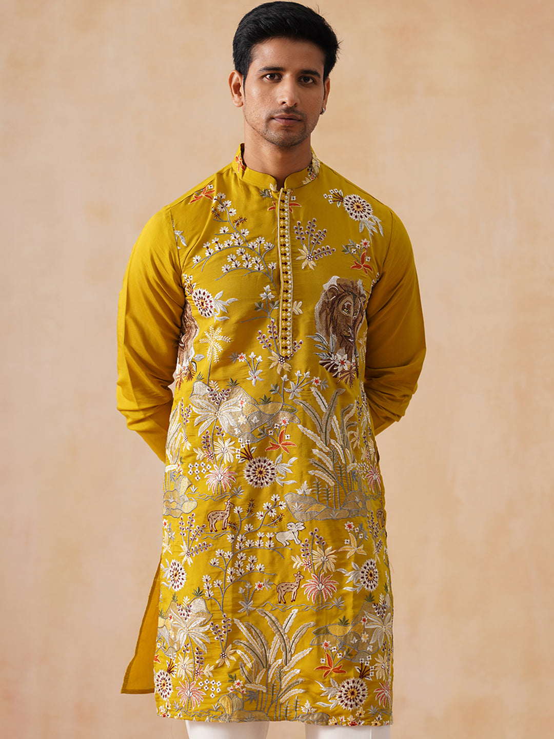Viscose Rayon Embroidered Kurta
