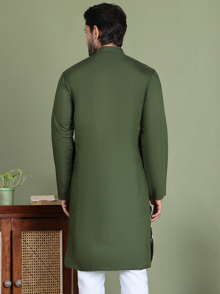 Embroidered Straight Kurtas.