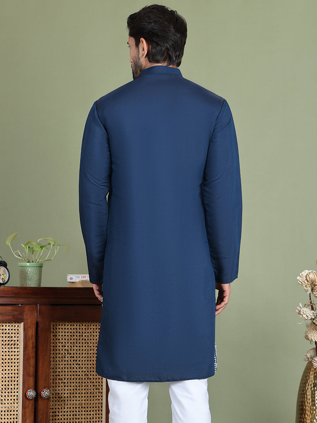 Embroidered Straight Kurtas.