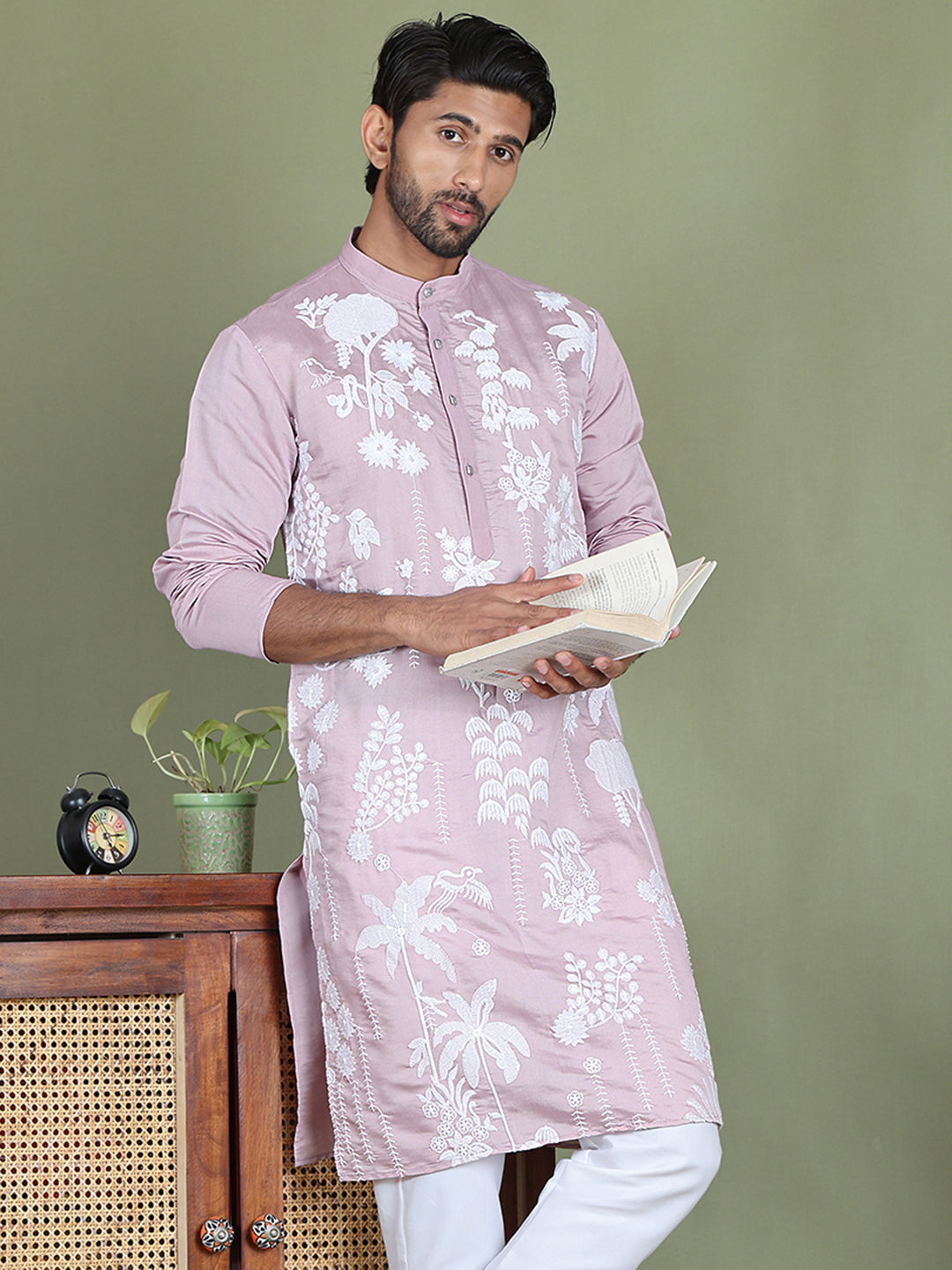 Embroidered Straight Kurtas.