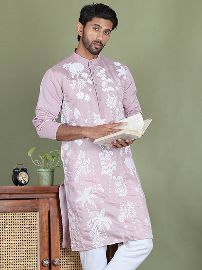 Embroidered Straight Kurtas.