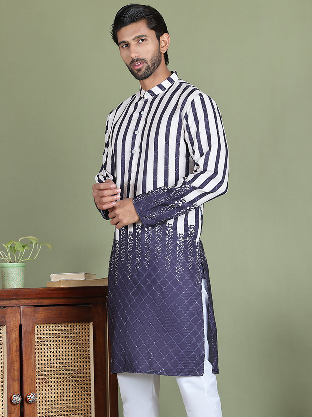 Striped Kurtas For Men