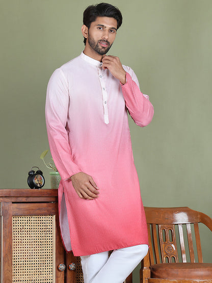 Sequins And Ombre Design Kurtas For Men