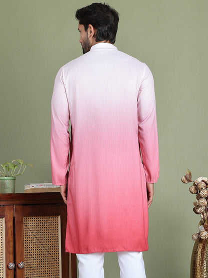 Sequins And Ombre Design Kurtas For Men