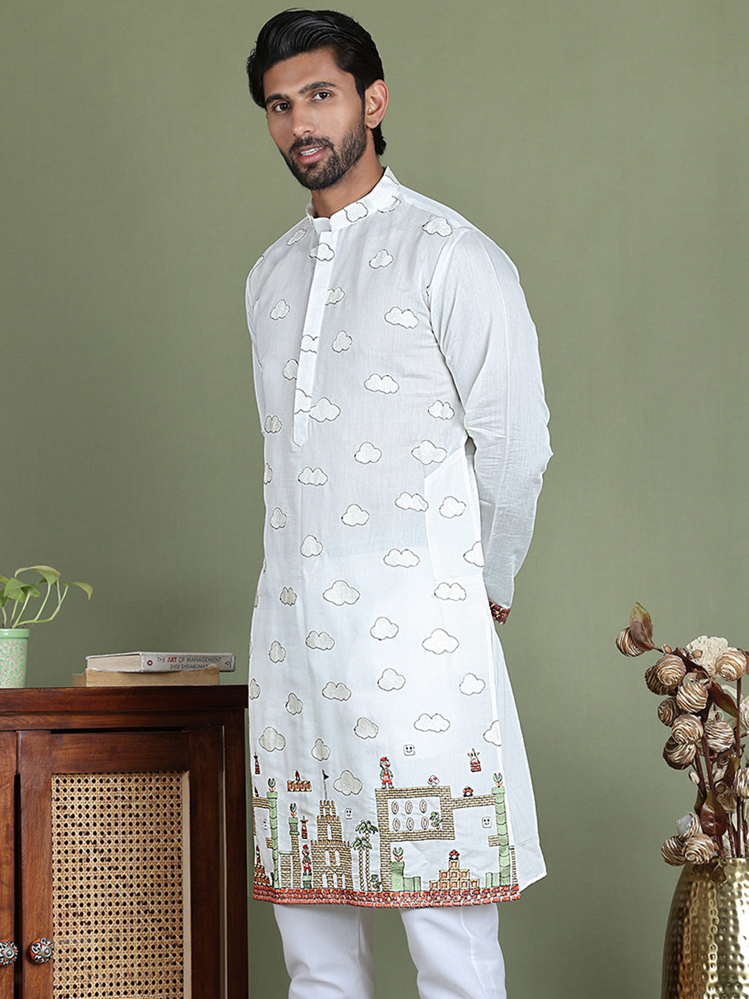 Embroidered And Sequins Kurtas