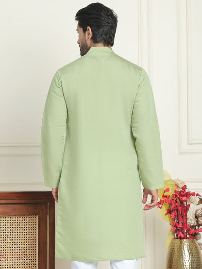 Embroidered Straight Kurtas.