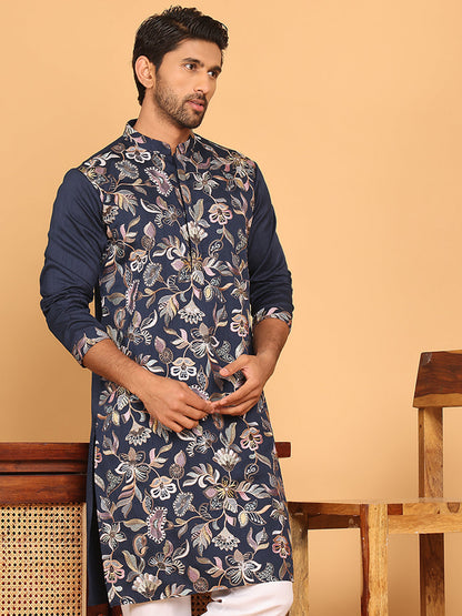 Embroidered Straight Kurtas  For Men