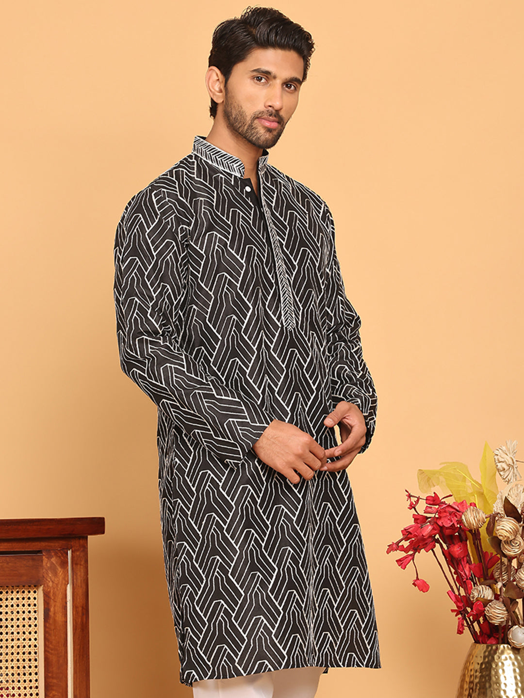 Embroidered Straight Kurtas