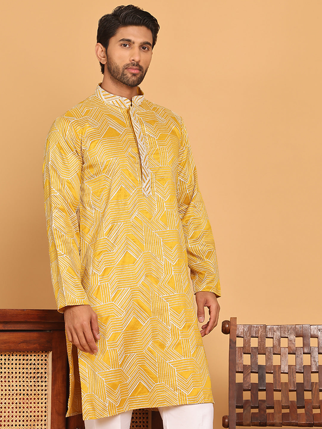 Embroidered Straight Kurtas
