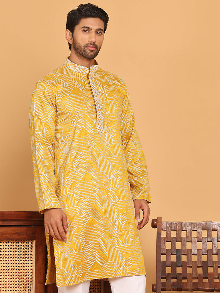 Embroidered Straight Kurtas