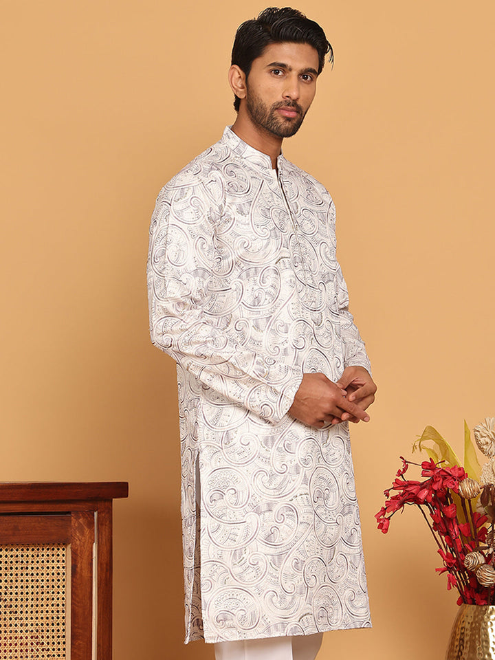 Embroidered &amp; Sequins Straight Kurtas