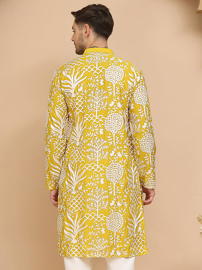 Embroidered Silk Blend Kurtas