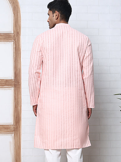 Men'S Cotton Striped Kurta
