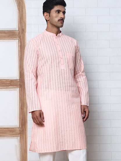 Men'S Cotton Striped Kurta