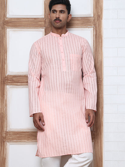 Men'S Cotton Striped Kurta