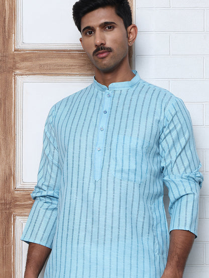 Men'S Cotton Striped Kurta