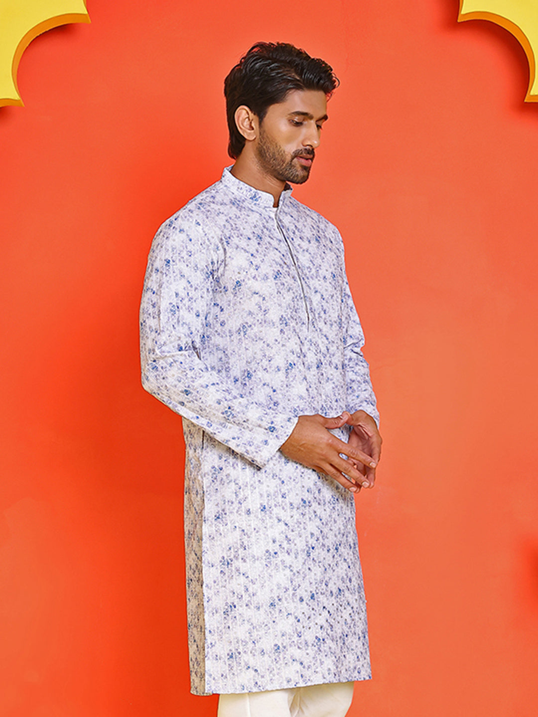 Sequin Embroidered Pure Cotton Kurtas