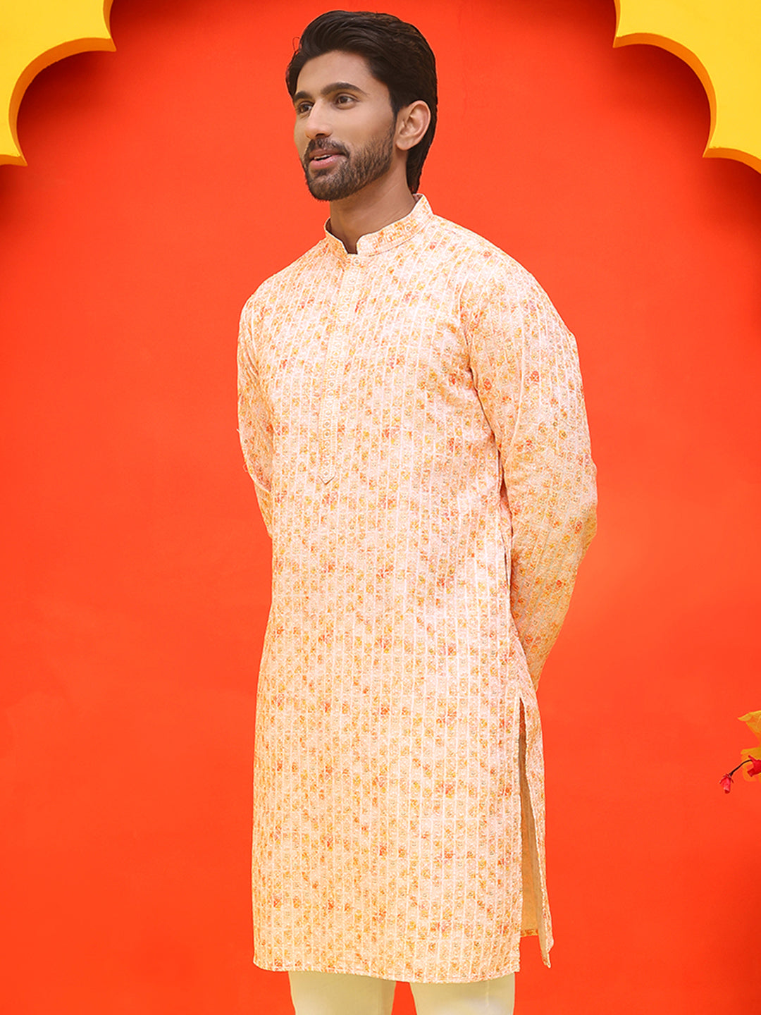 Sequin Embroidered Pure Cotton Kurtas
