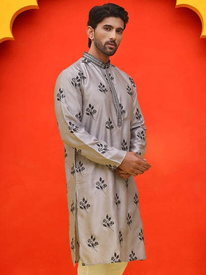 Chikankari Embroidered Kurtas For Men
