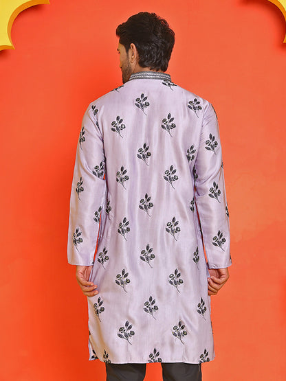 Chikankari Embroidered Kurtas For Men
