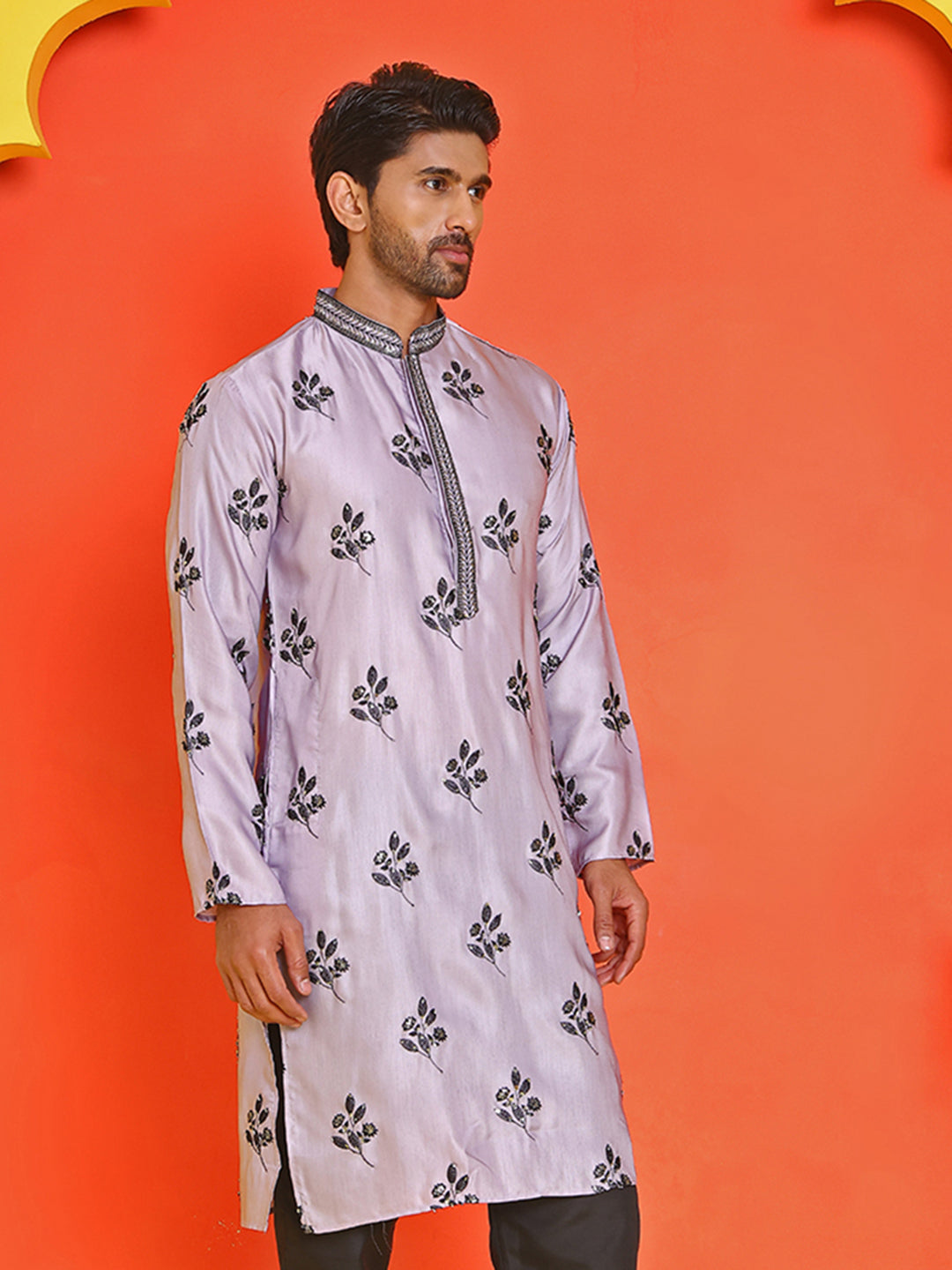 Chikankari Embroidered Kurtas For Men