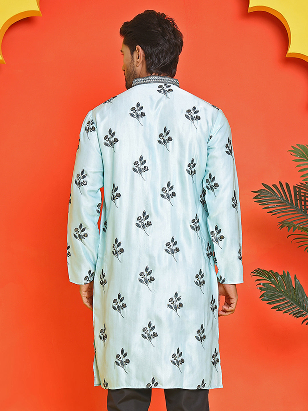 Chikankari Embroidered Kurtas For Men