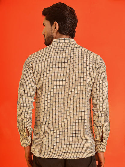 Checked Cotton Short Kurtas