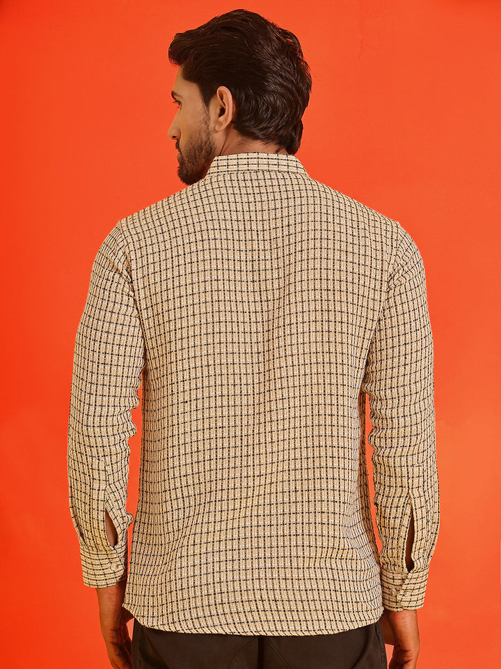Checked Cotton Short Kurtas