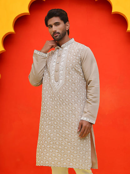 Embroidered Kurtas For Men
