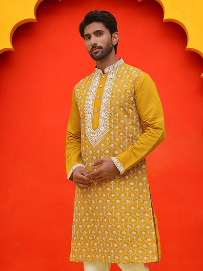 Embroidered Kurtas For Men