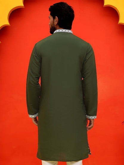 Embroidered Kurtas For Men